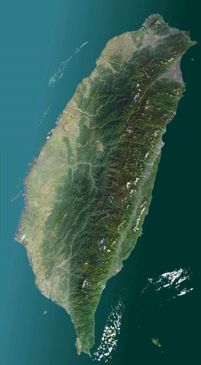 taiwan satellite carte